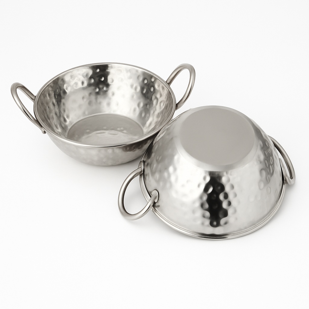 Round Hammered Kadhai Set