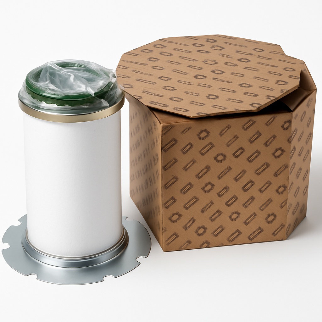 Round Stainless Steel Compressor Air Oil Separator