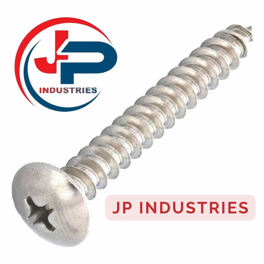 Round SS Tapping Screw, 2mm Diameter