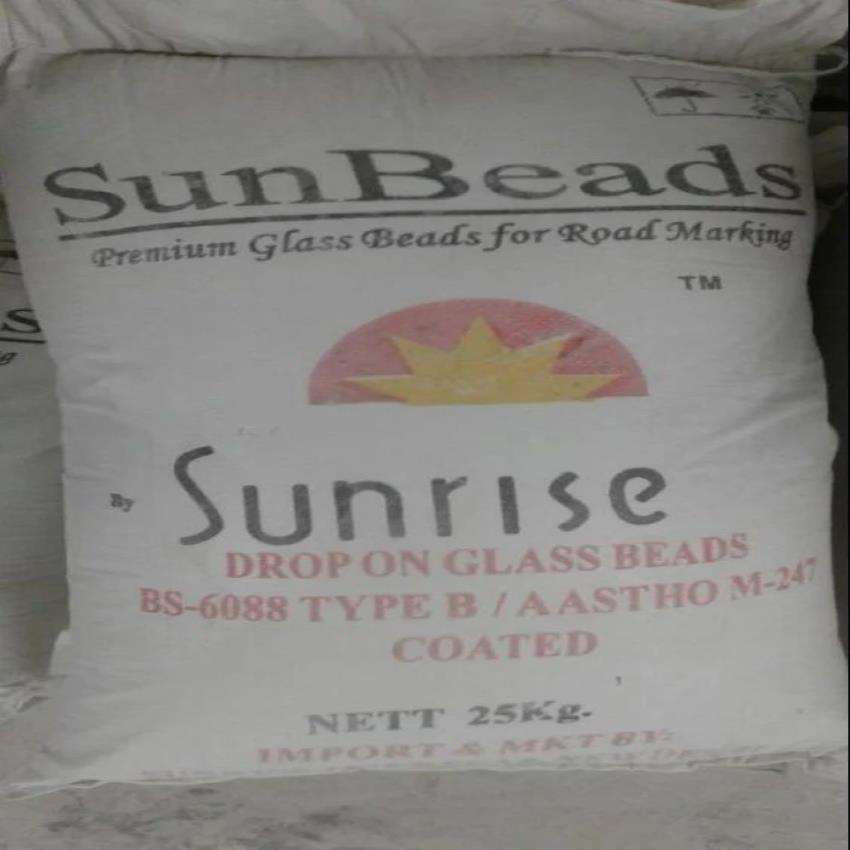 Transparent Round Sunbeads (Drop On Glass)