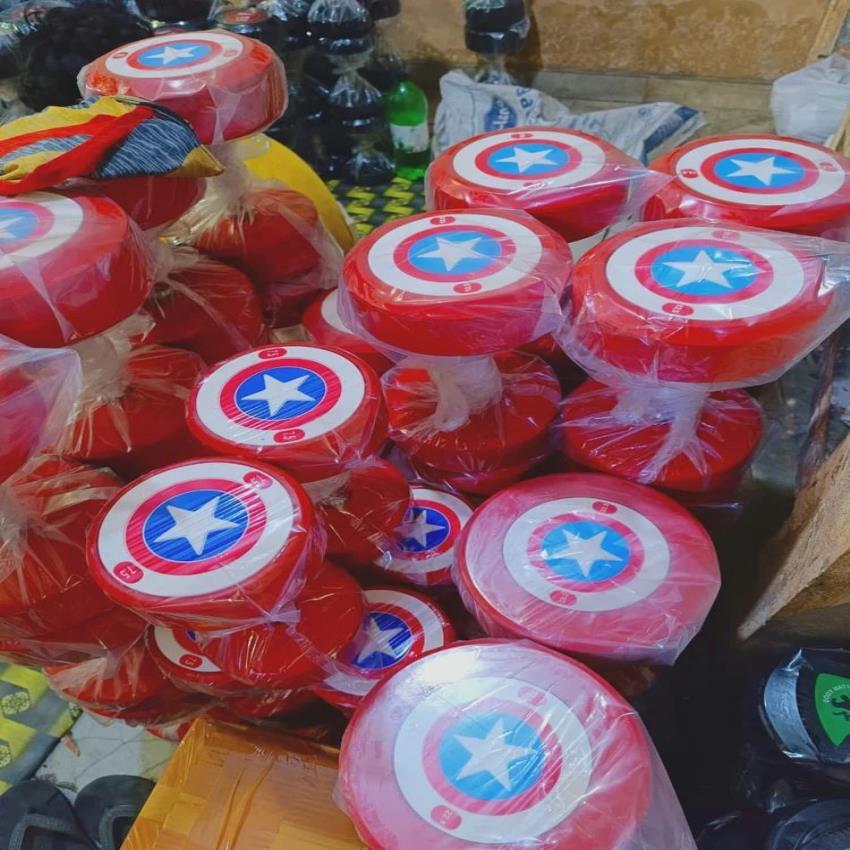 Rubber Captions Dumbbell