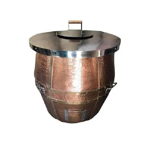 S Steel Top Copper Tandoor, Hotel Application