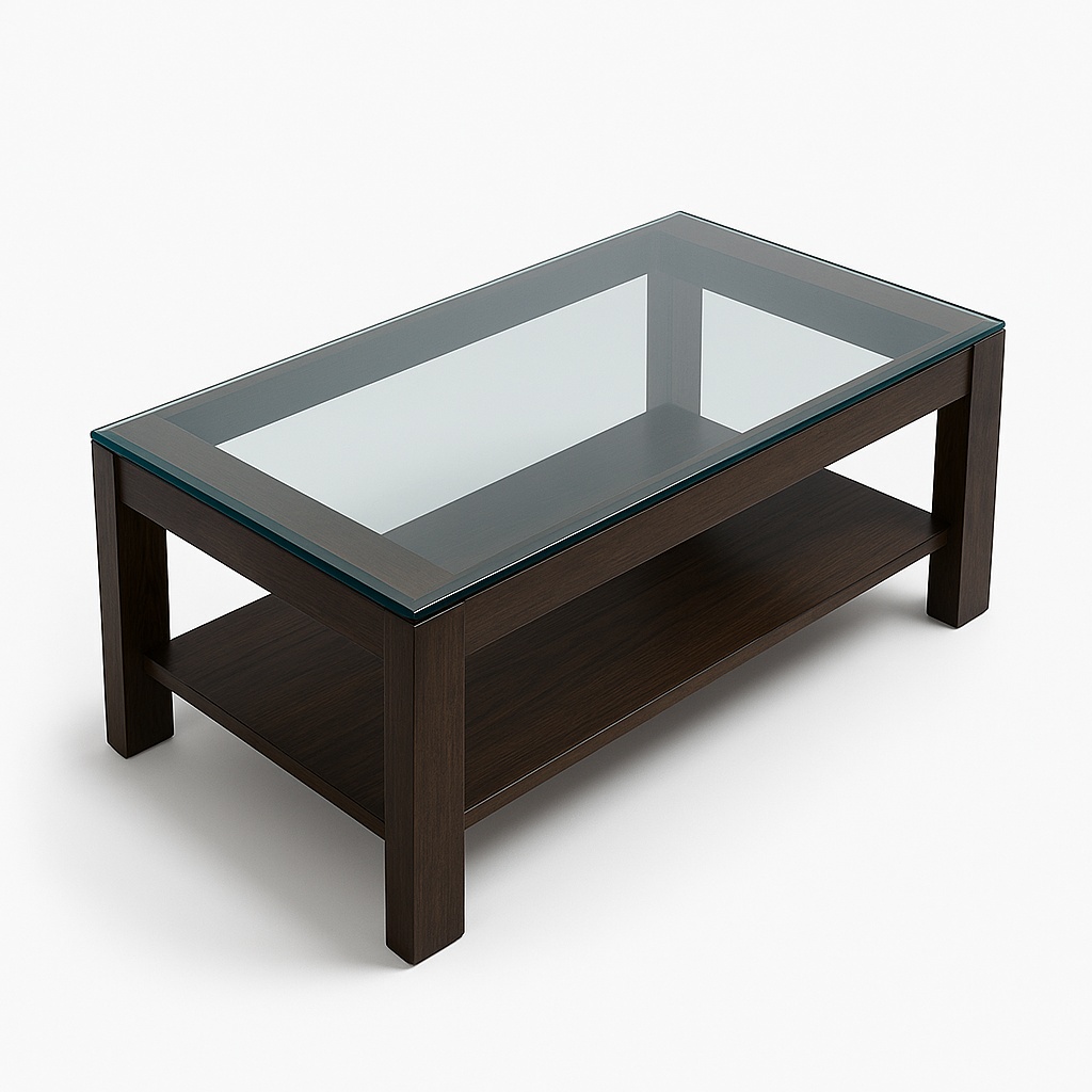 Sagwan Solid Wood Glossy Tea Table