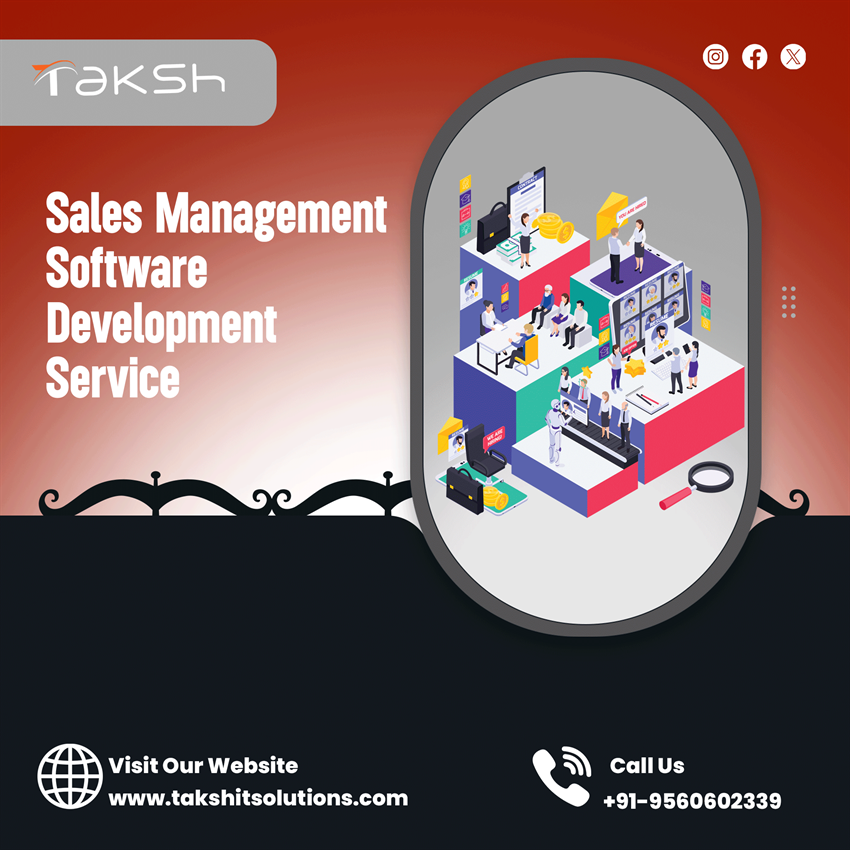 Sales Management Software Creation Service