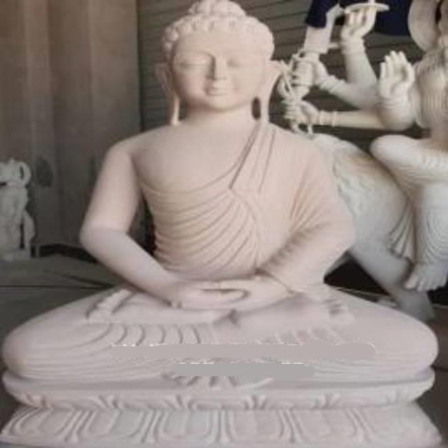 Sandstone Buddha Figure