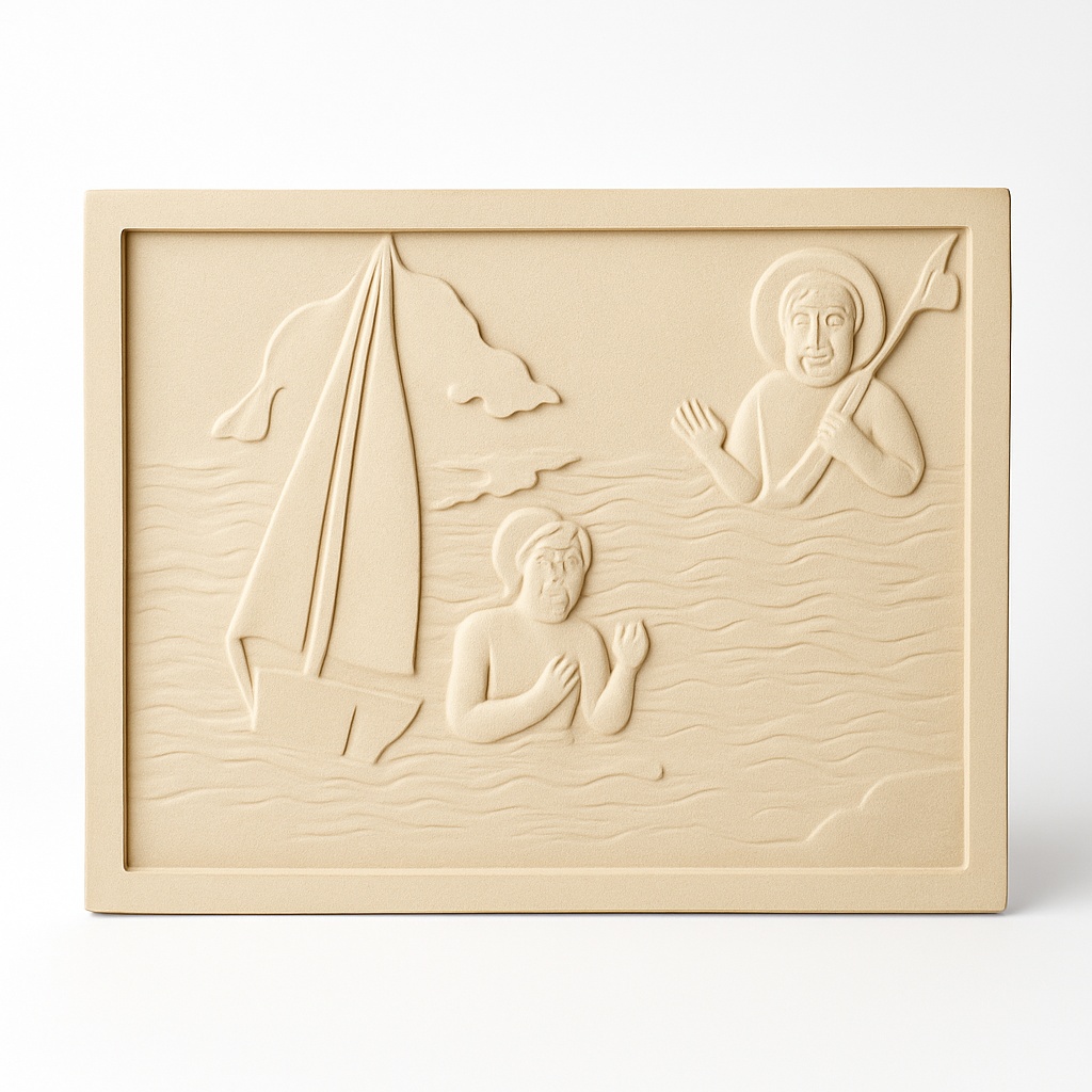 Rectangular Sandstone Wall Art