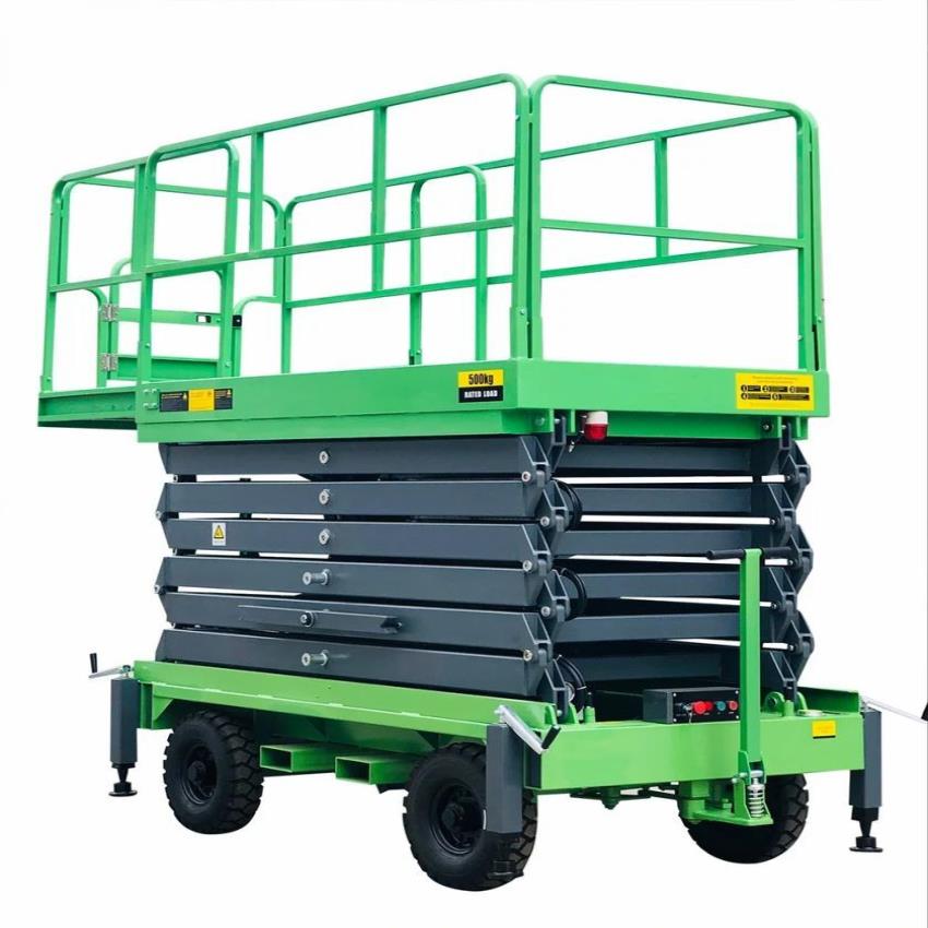 Scissor Lift Equipment, 50 feet Working Height