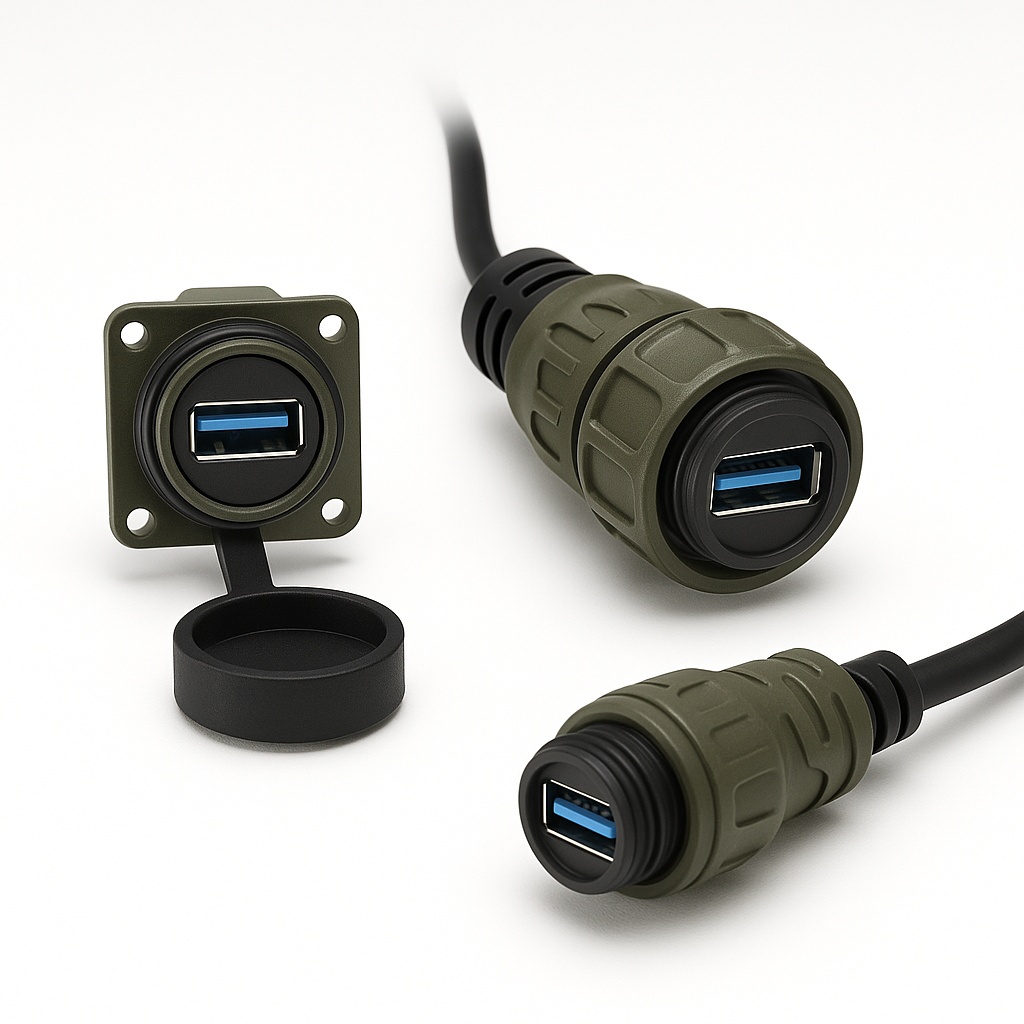 Waterproof USB Connector IP68