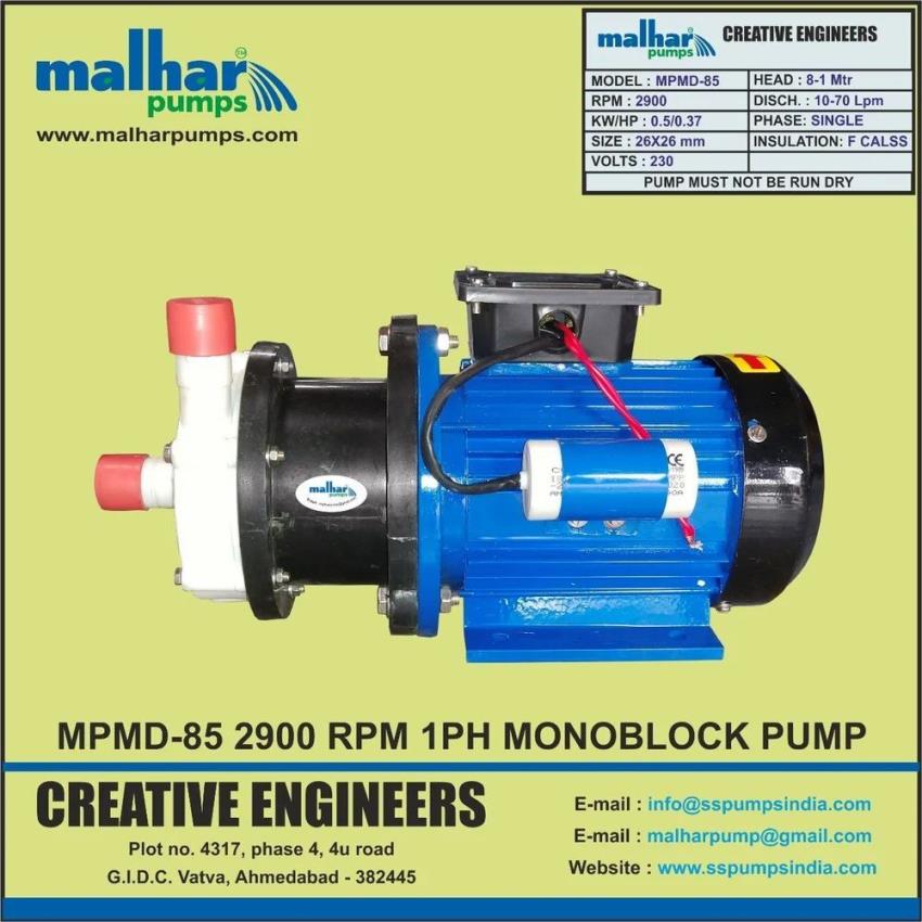 Sealless Magnetic Drive Pump