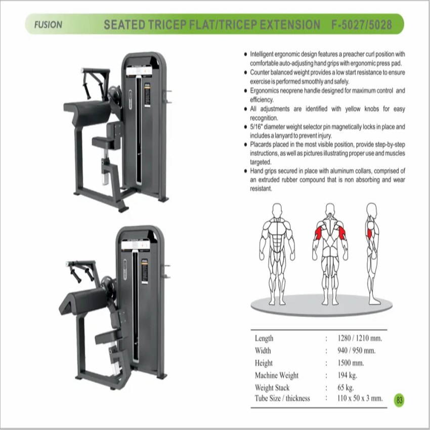 Seated Triceps Bench