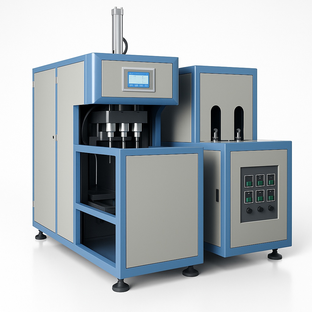 Semi Automatic Bottle Moulding Machine