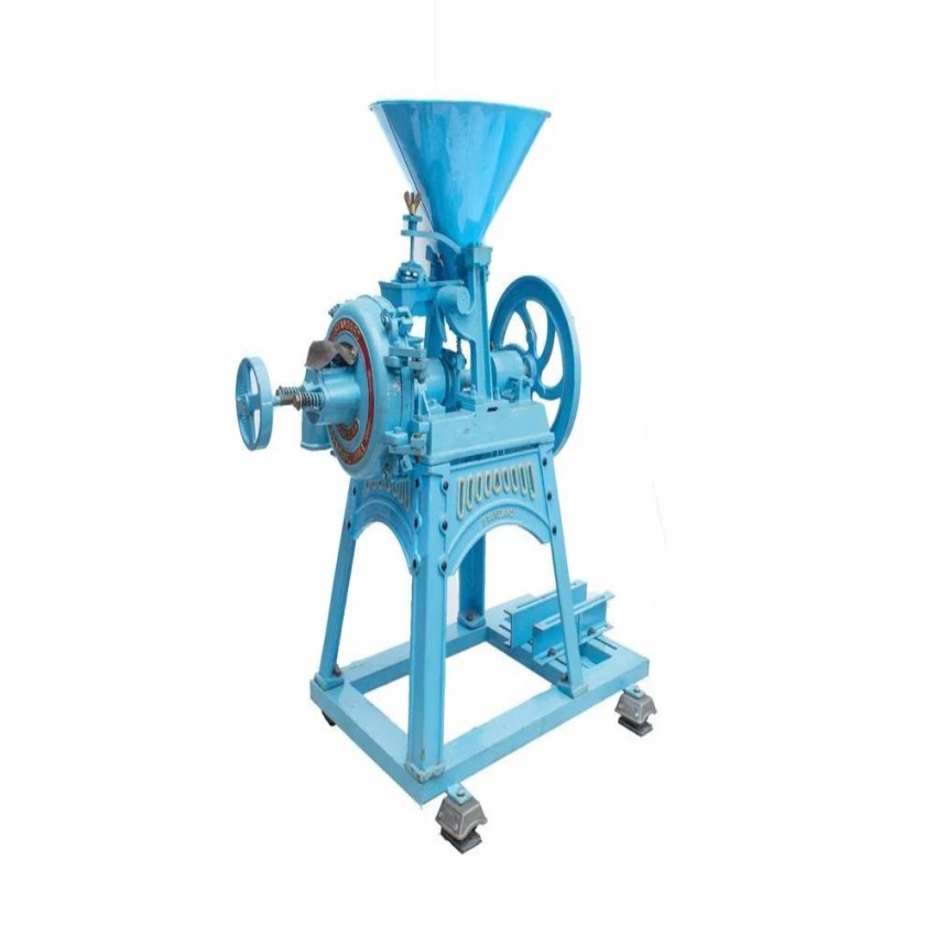 Semi-Automatic 5 HP Bullet Flour Machine, 40 Kg/hr
