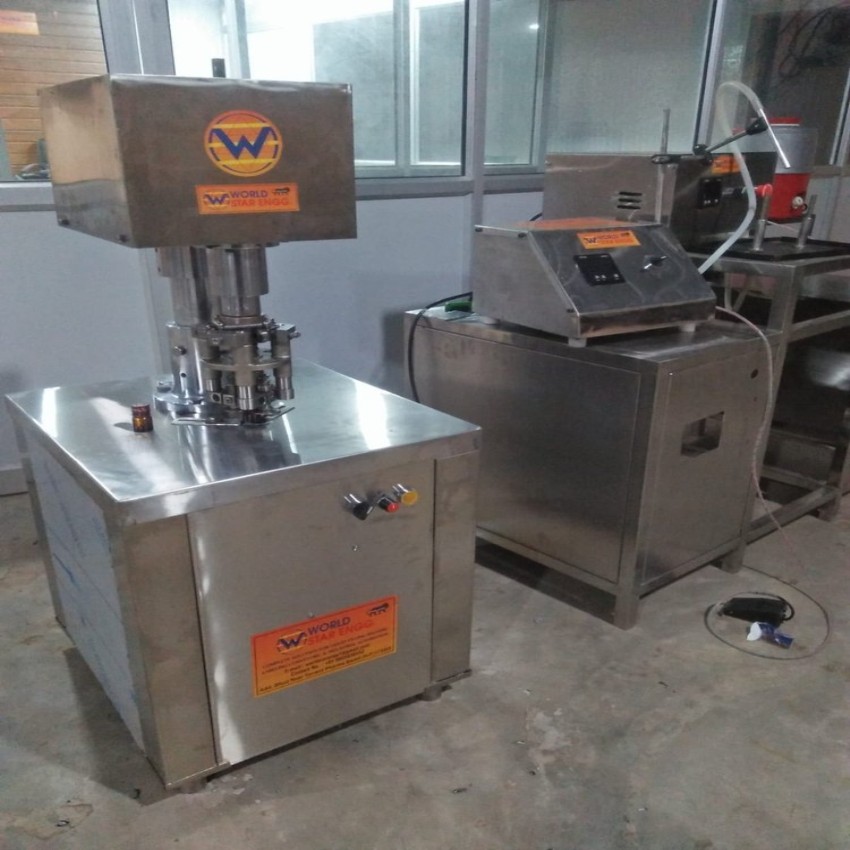 Semi Automatic Aluminum Cap Sealing Machine