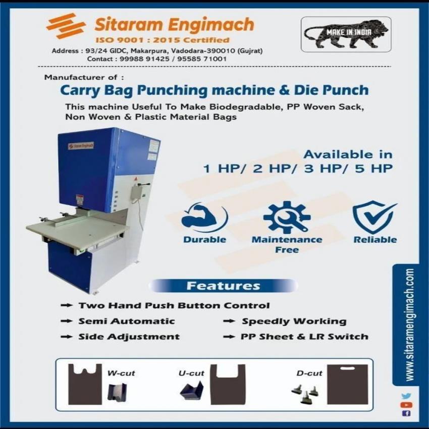 Semi Automatic Biodegradable Shopping Bag Machine