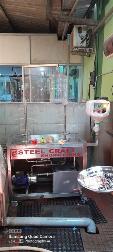 Semi-Automatic Bottle Washer, 50L Capacity