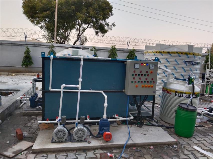 50 KLD Semi-Automatic Effluent Treatment Machine, Food Industry