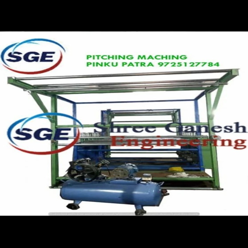Semi Automatic Fabric Pitching Machine