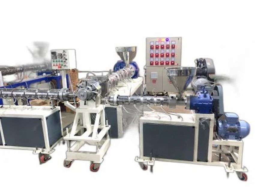 Semi-automatic HDPE Pipe Extrusion Machine, 55 HP, 60KG/HR Capacity