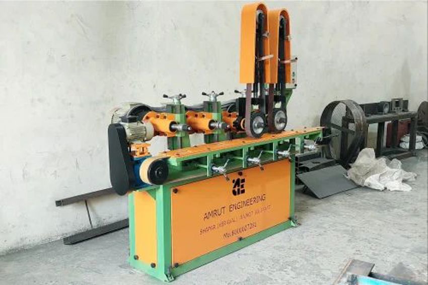 Semi-Automatic Metal Hinges Buffing Device