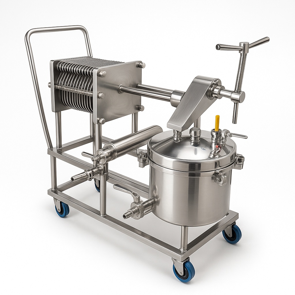 Semi-Auto Horizontal Plate Filter Machine