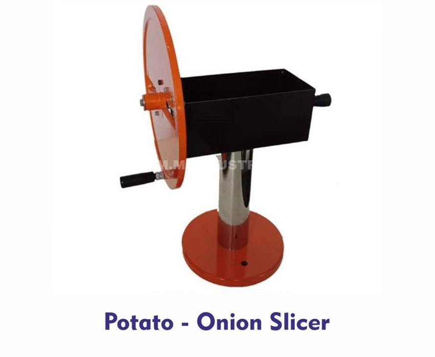 Semi-Automatic Mild Steel Onion Slicer, 1 HP