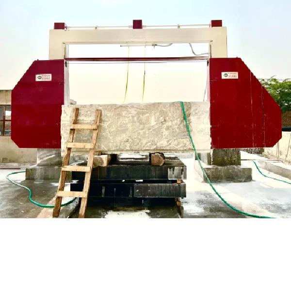 Semi Automatic Mono Wire Block Squaring Machine
