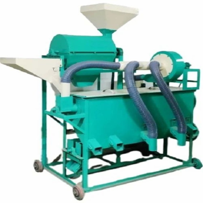 Semi-Auto Painted Wheat Dal Mill Machine 3 HP