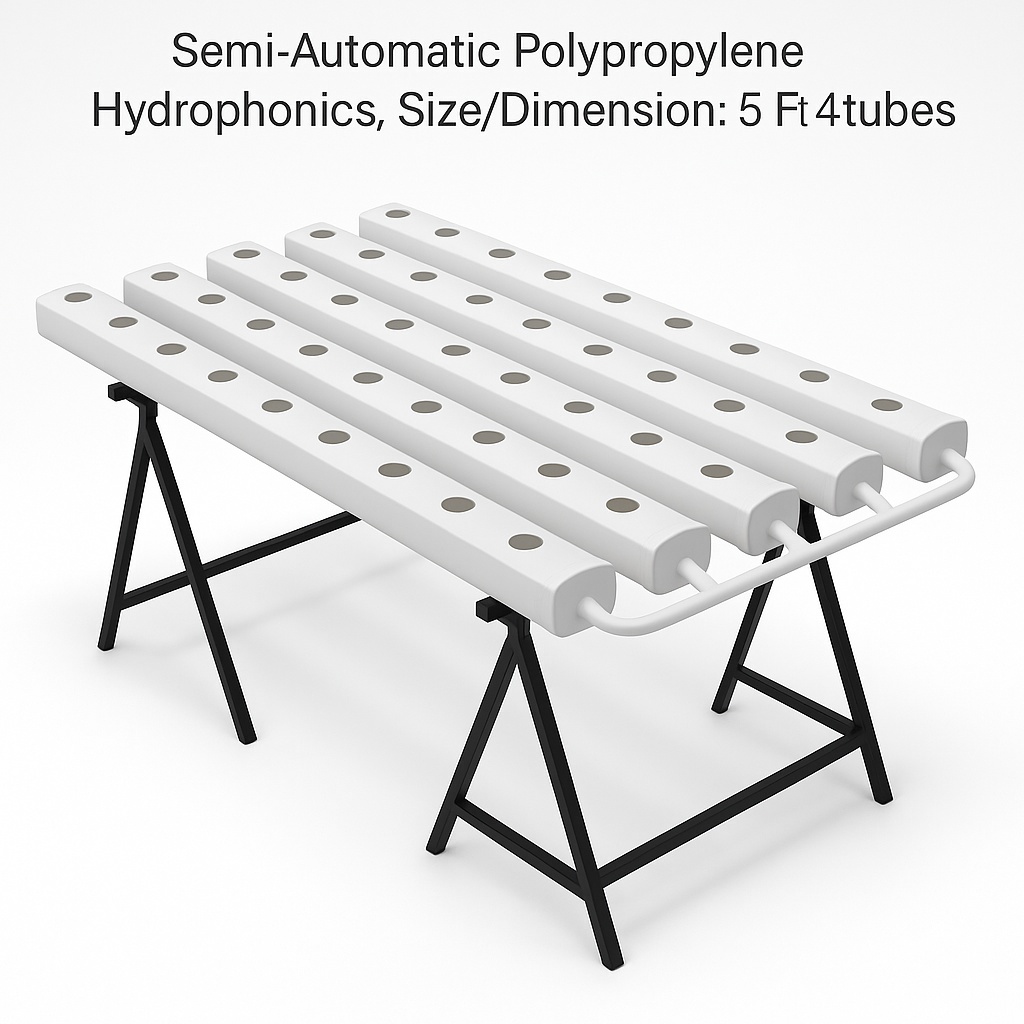 Semi-Automatic Polypropylene Hydrophonics - 5 Ft-4 Tubes