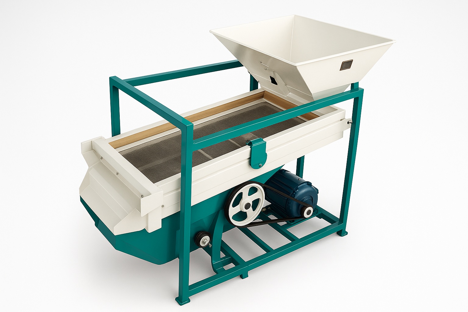 Semi Automatic Wheat Sorter Machine, 3 Screens, Single Phase