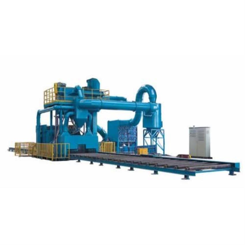 Semi-Automatic Roller Conveyor Blasting Machine