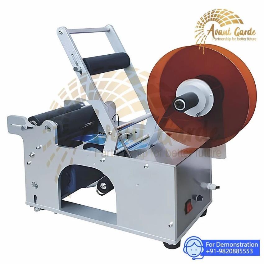 Semi Automatic Round Bottle Labeler