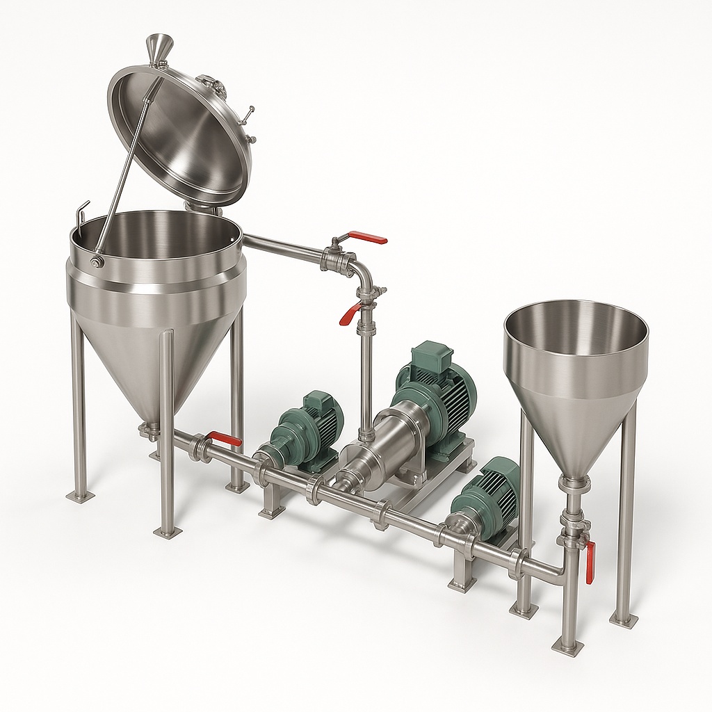 Semi-automatic S.S. Mayonnaise Processing Plant