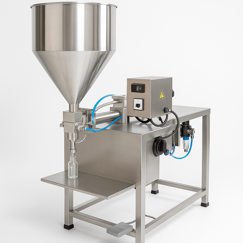 Semi Automatic Single Head Piston Filler Machine