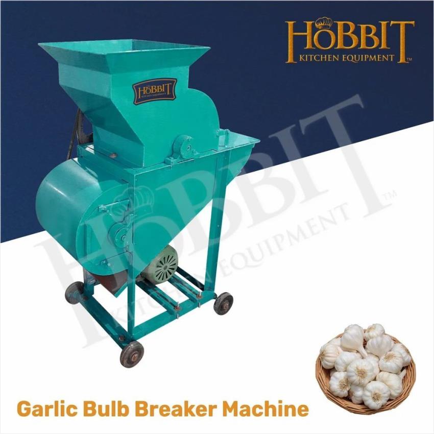 Semi Automatic Stainless Steel Garlic Breaker, 0.5 HP, 15 kg/hr