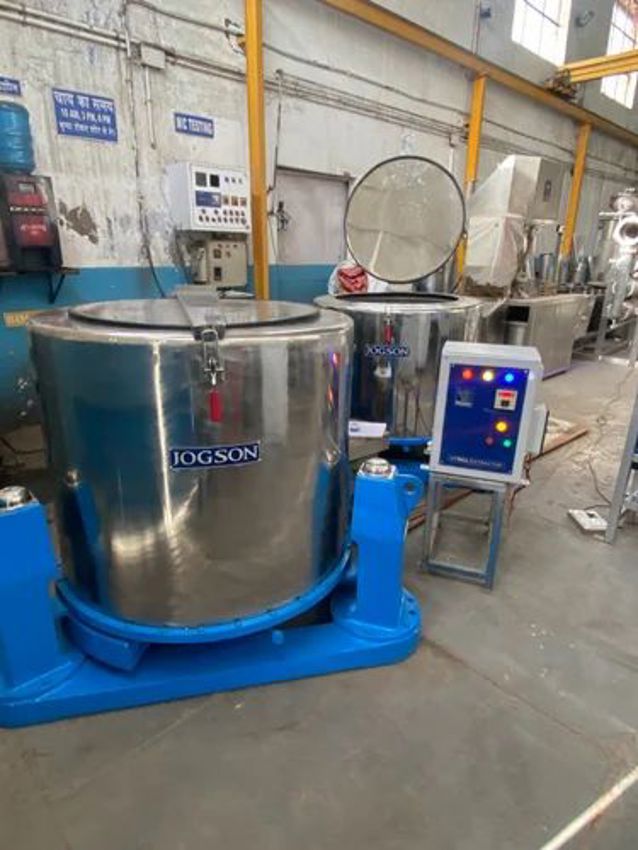 Semi-Automatic SS Hydro Extractor Machine, 200 kg Capacity