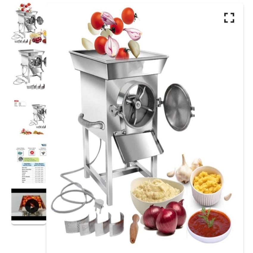 Stainless Steel Paste Maker Machine, 1-3 HP, 50 KG