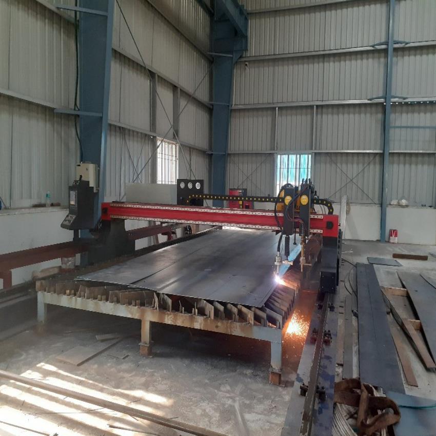 Semi-Automatic Steel Powder Coated CNC Plate Cutting Machine