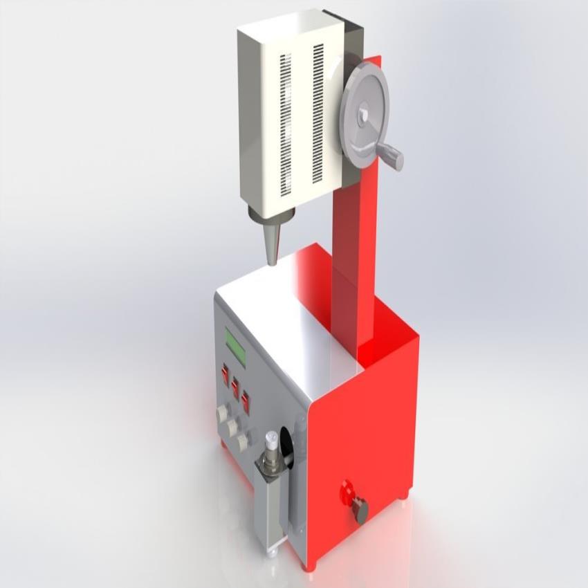 Semi-Automatic Ultrasonic Drilling Device