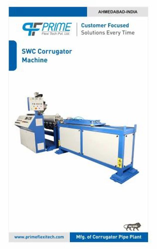 Semi-automatic Drain Pipe Extrusion Machine, 15-50 kg/hr