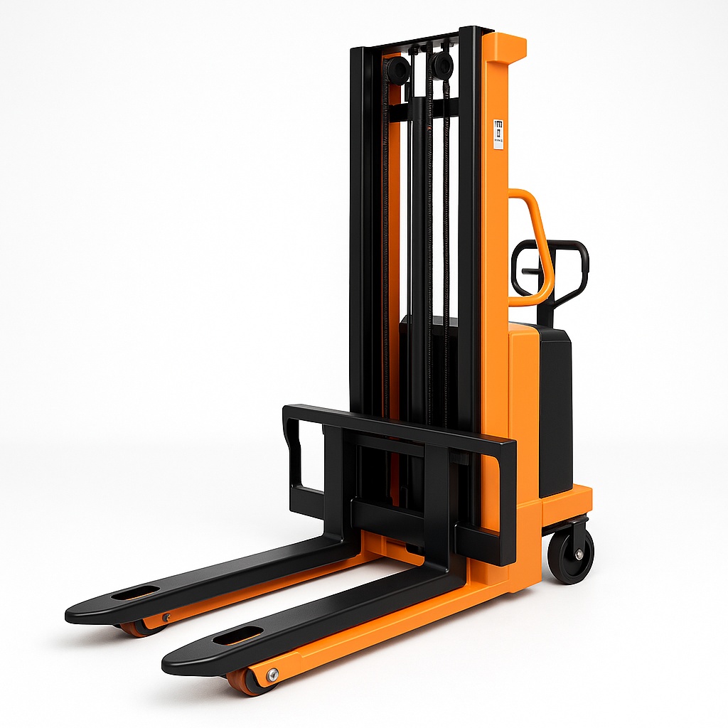 Semi Electric Fork Stacker 1 Ton