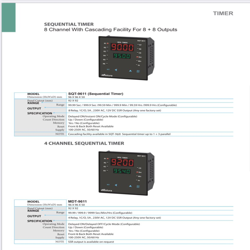 Automatic Sequence Timer