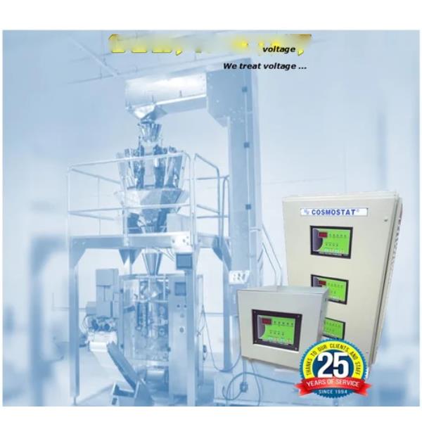 Servo Voltage Stabilizer for Pouch Packaging