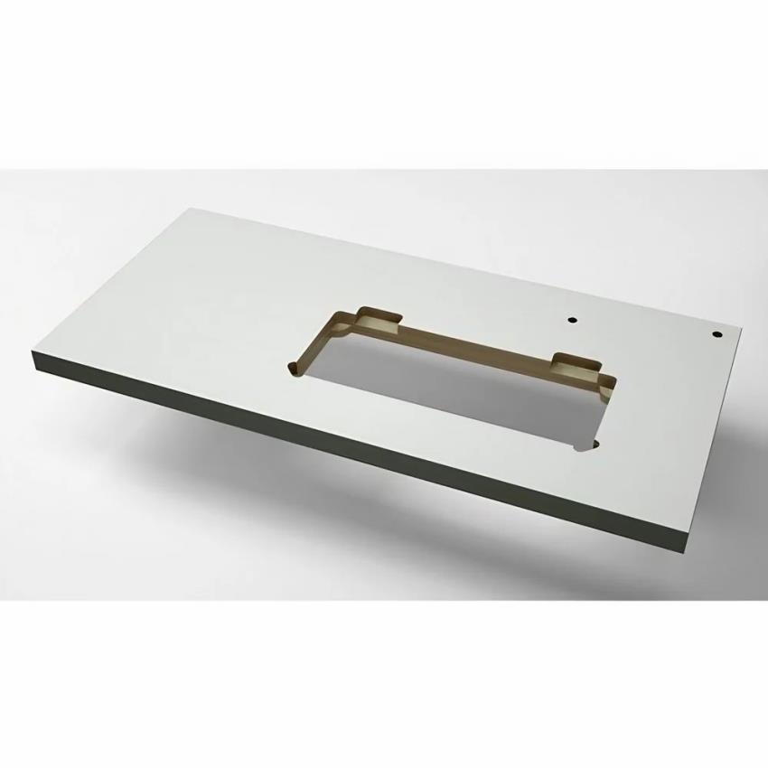 Polished Wood Sewing Machine Table Top