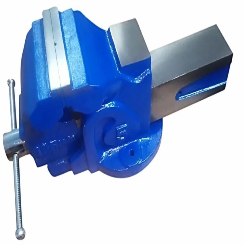 SG Iron Industrial Bench Vice Fixed Base 80mm