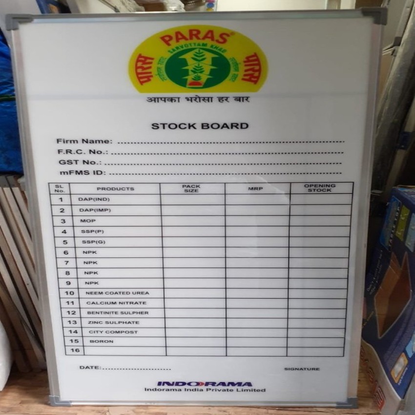 SHAW Aluminium Custom Print White Board