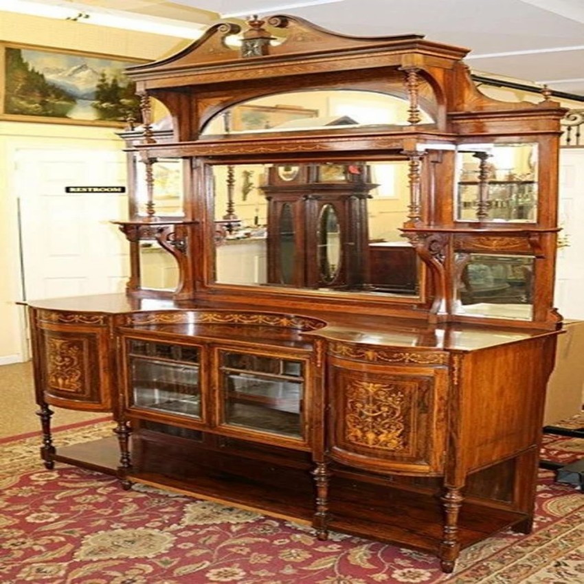 Sheesham Wood Glossy Dressing Table