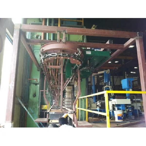Shot Blasting I Beam Overhead Conveyor Machine
