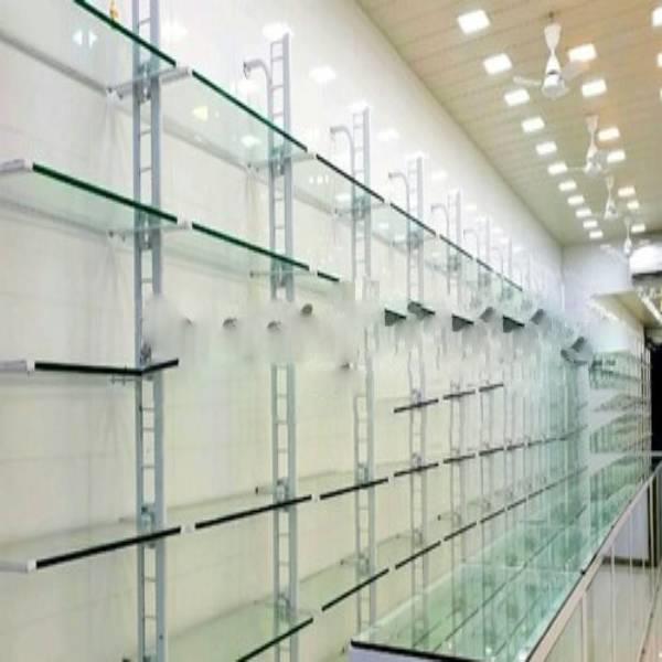 Showroom Glass Display Shelf