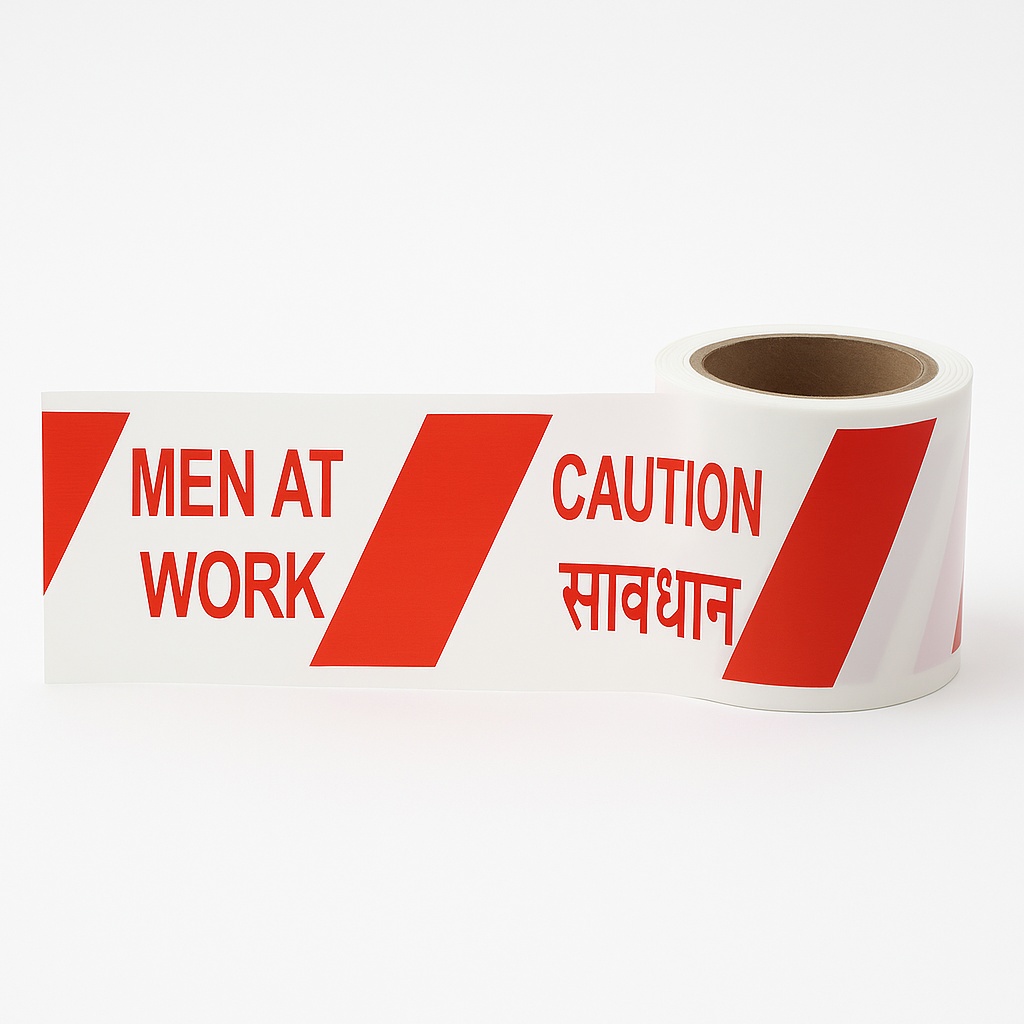 Shreesafe PVC Construction Tape, Size: 3"