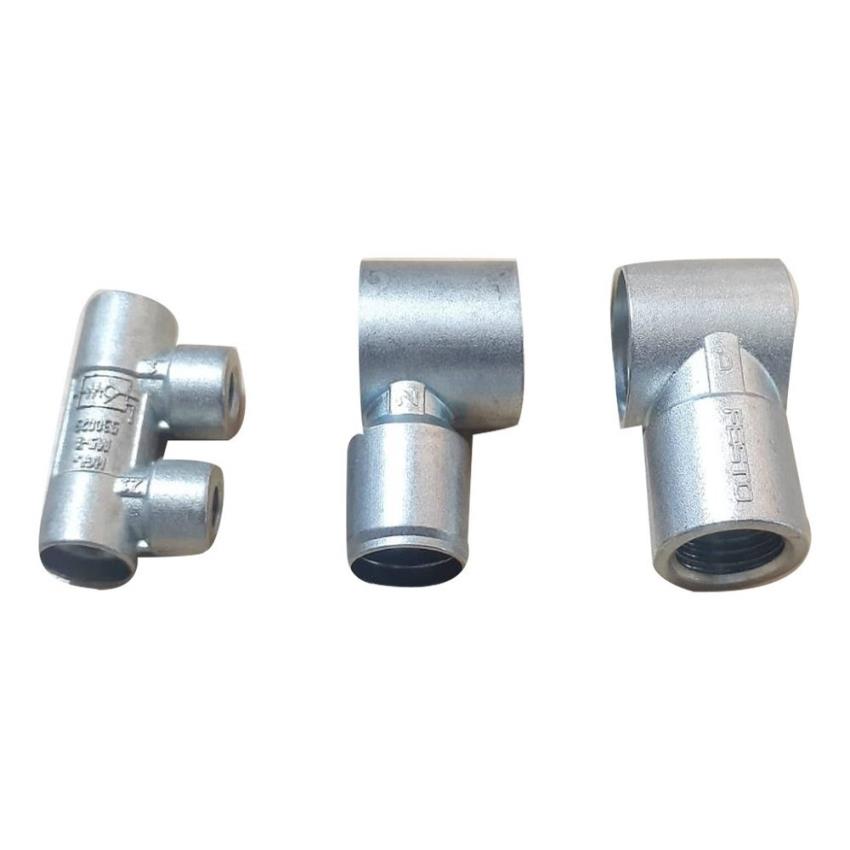 Silver Aluminium Connector